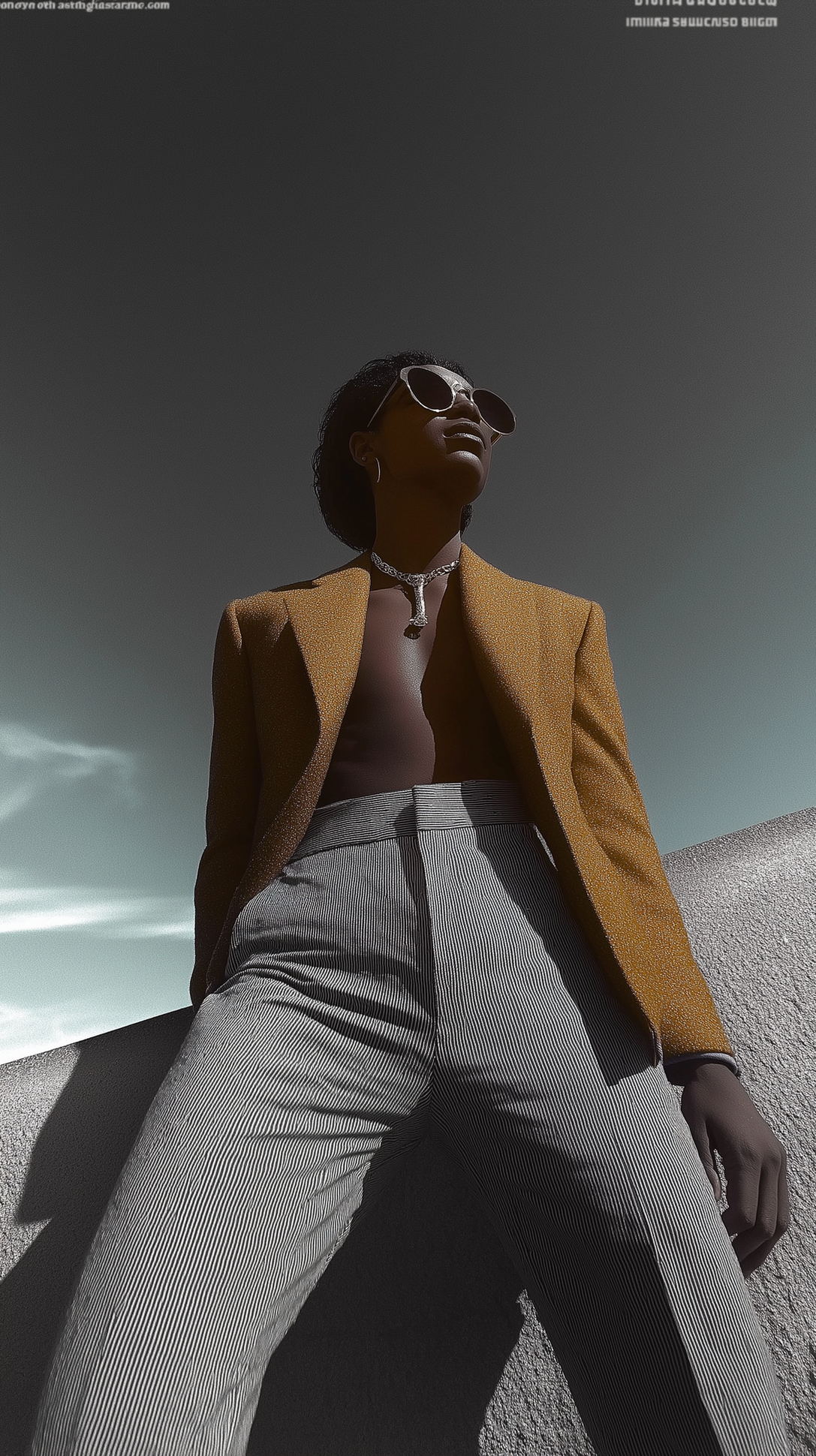 High-fashion editorial still from an ARP Visuals brand film